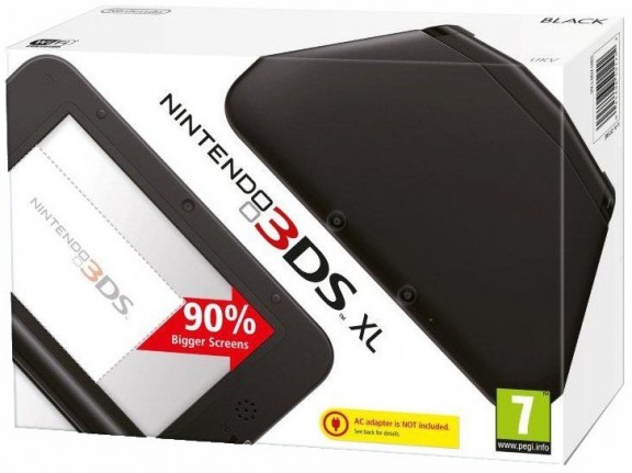 Nintendo 3DS XL HW (чёрная) РОСТЕСТ