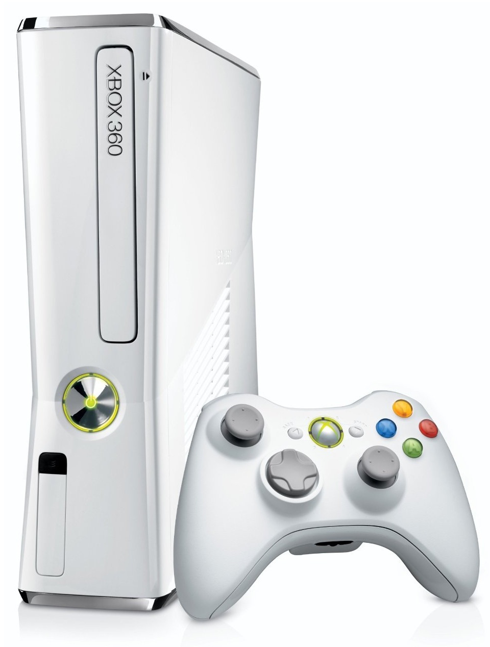 Microsoft Xbox 360 Slim 4Gb белая РОСТЕСТ