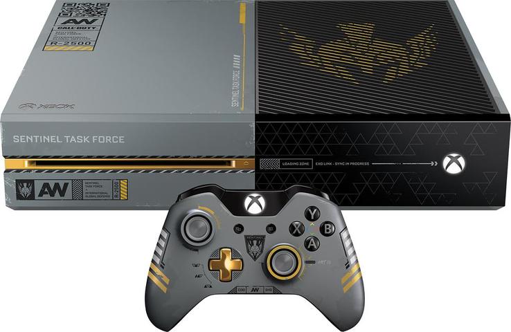 Microsoft Xbox One 1Тб (без Кинекта) (РОСТЕСТ) + игра Call of Duty: Advanced Warfare в оригинальном дизайне