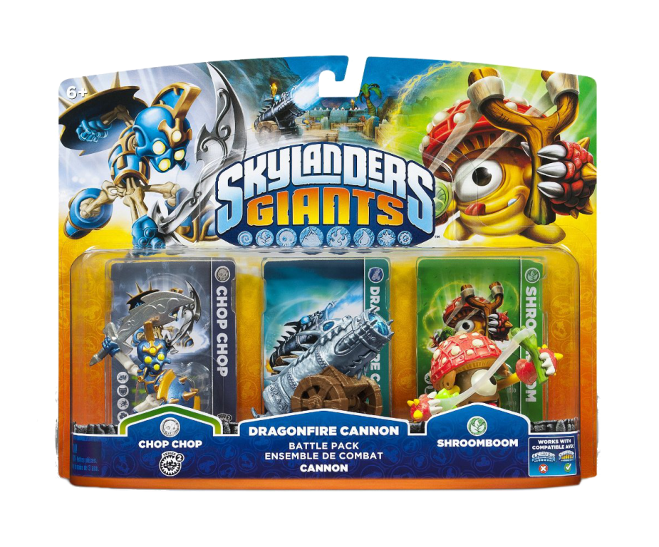 Skylanders: Giants - Боевой набор - Chop Chop, Dragonfire Cannon, Shroomboom