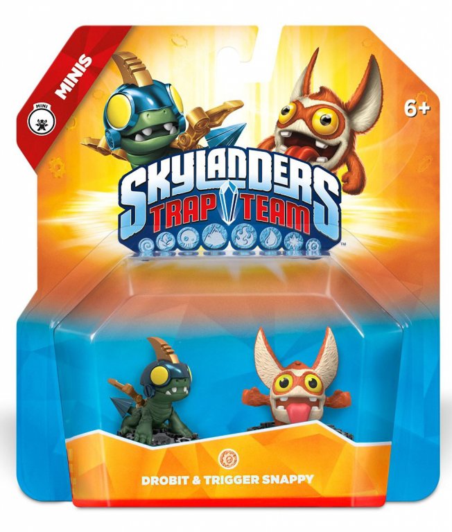 Skylanders Trap Team. Набор из двух мини-фигурок: Drobit, Trigger Snappy