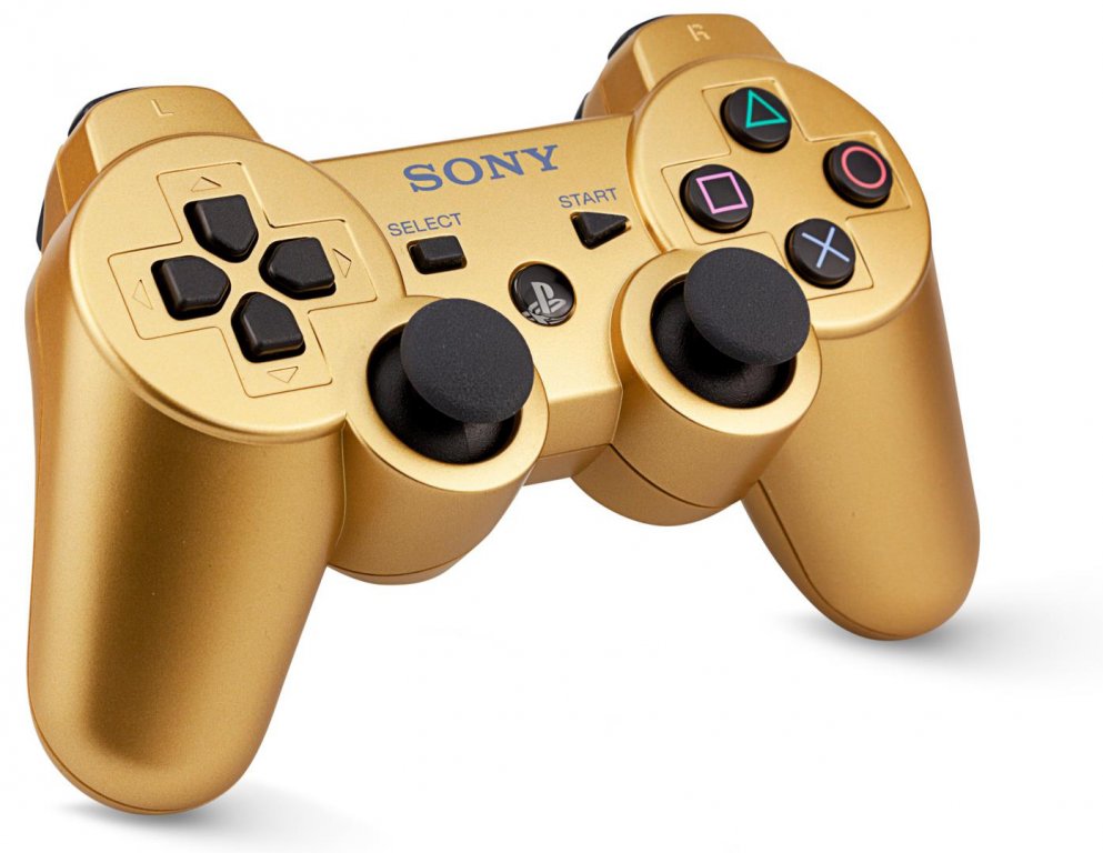 Sony Dualshock 3 (CECHZC2H), золотой (Б/У)