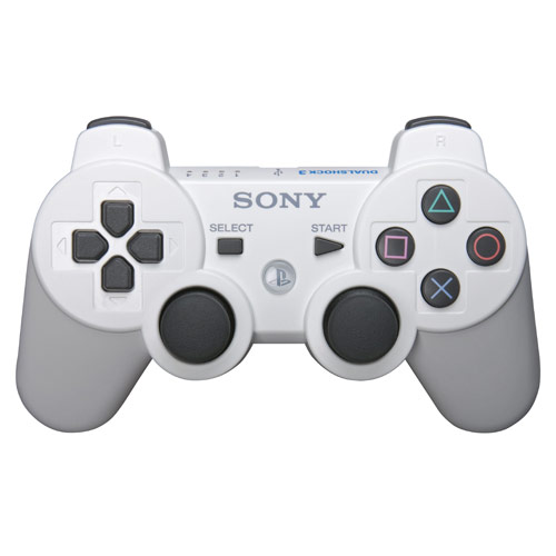 Sony Dualshock 3 Ceramic White, белый (OEM)