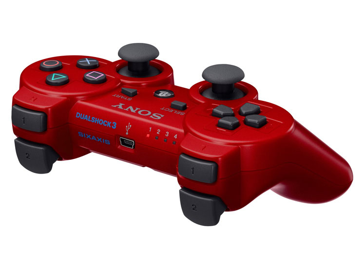 Sony Dualshock 3, красный