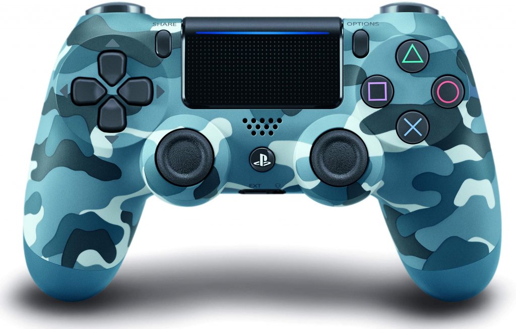 Геймпад Sony Dualshock 4 v2 для PS4, Blue Camouflage (CUH-ZCT2E)