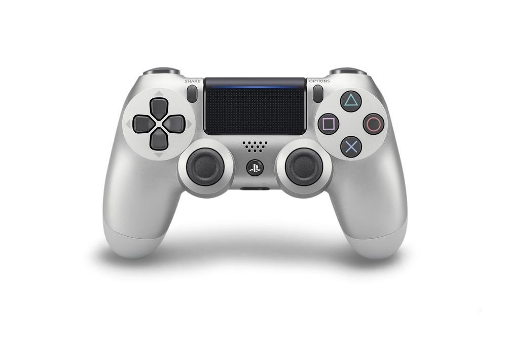 Геймпад Sony Dualshock 4 v2 для PS4, серебро (CUH-ZCT2E)