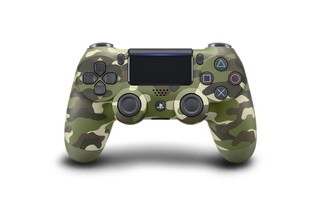 Геймпад Sony Dualshock 4 v2 для PS4, камуфляж (CUH-ZCT2E) (Б/У)