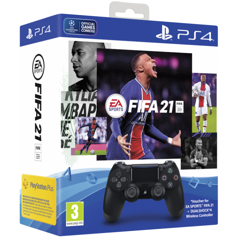 Геймпад Sony Dualshock 4 v2 для PS4, чёрный + подписка PS Plus 14 дн. (CUH-ZCT2E)