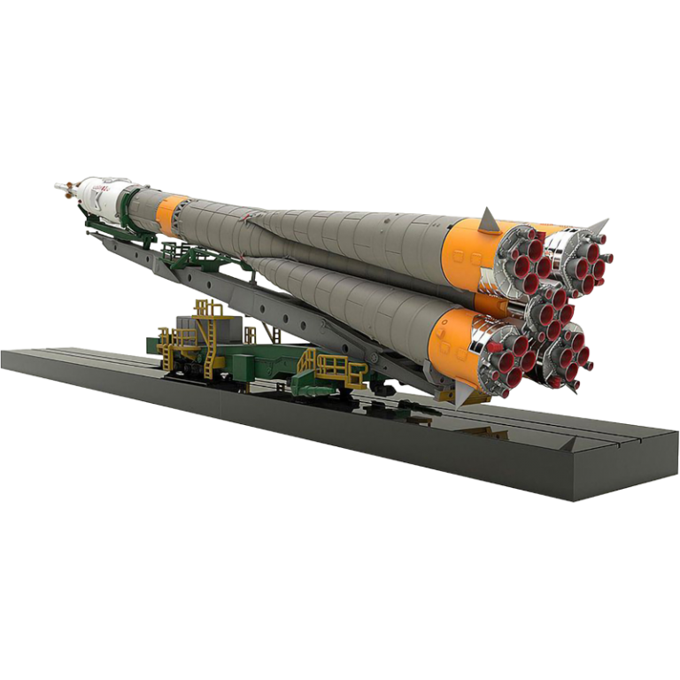 Сборная модель корабля Soyuz Rocket & Transport Train (2nd re-run)