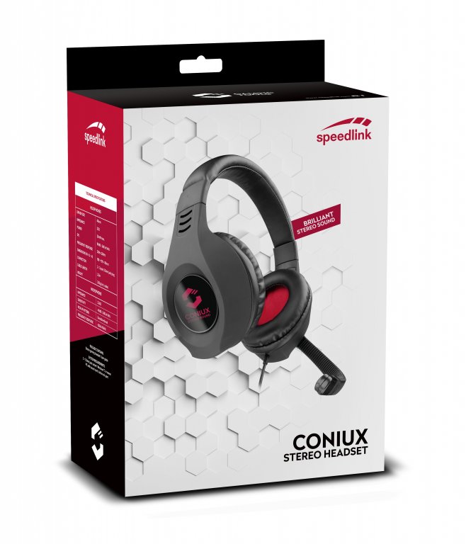 Speedlink Игровая гарнитура Coniux Stereo Gaming Headset, (SL-8783-BK)