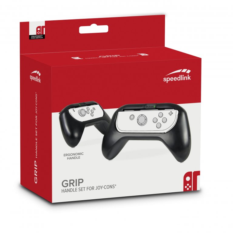 Speedlink Набор креплений для контроллера Joy-Con Grip Handle (SL-330605-BK)