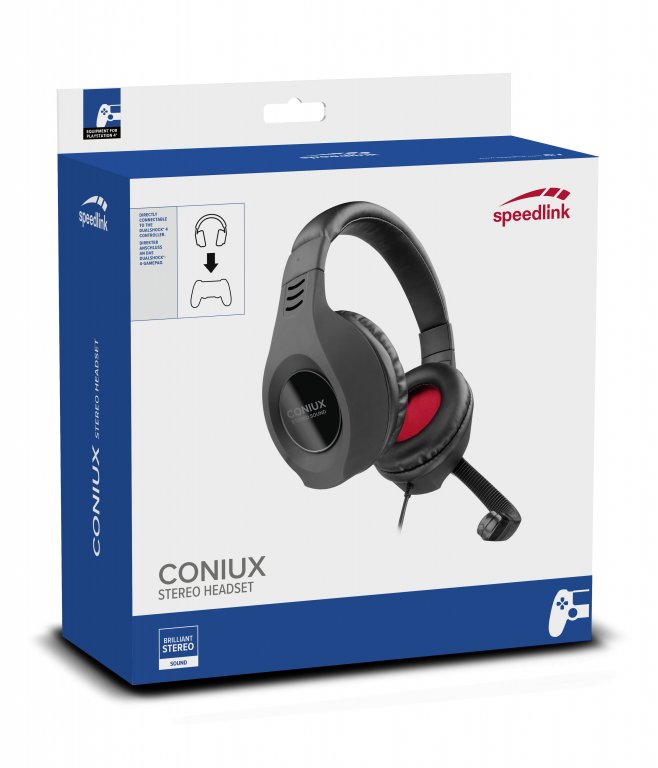 Speedlink Игровая гарнитура Speedlink Coniux Stereo Headset, PS4 (SL-4533-BK)