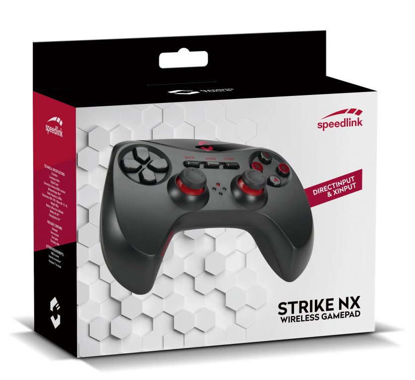 Speedlink Геймпад беспроводной Strike NX, (SL-650100-BK-01)