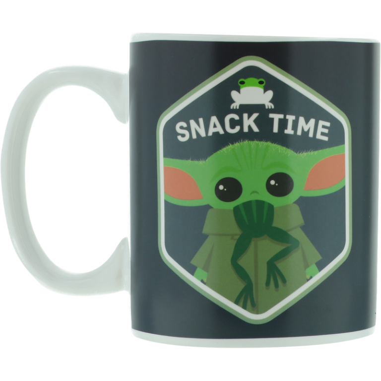 Кружка с терморисунком Star Wars: Mandalorian: The Child: Snack Time