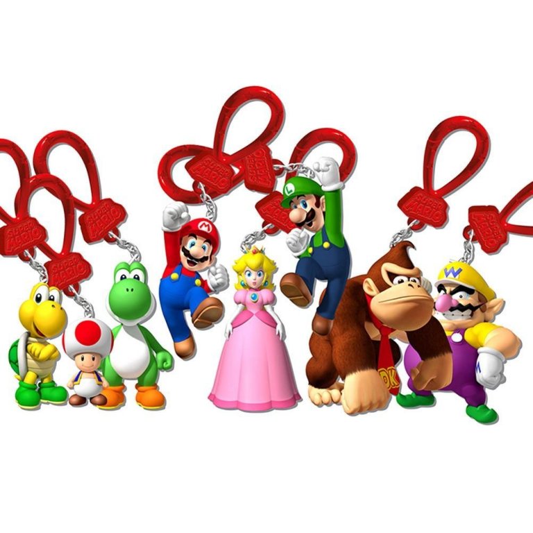 Брелок с карабином (Super Mario)