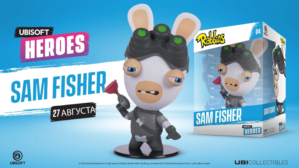 Фигурка Ubisoft Heroes — Rabbid Sam Fisher