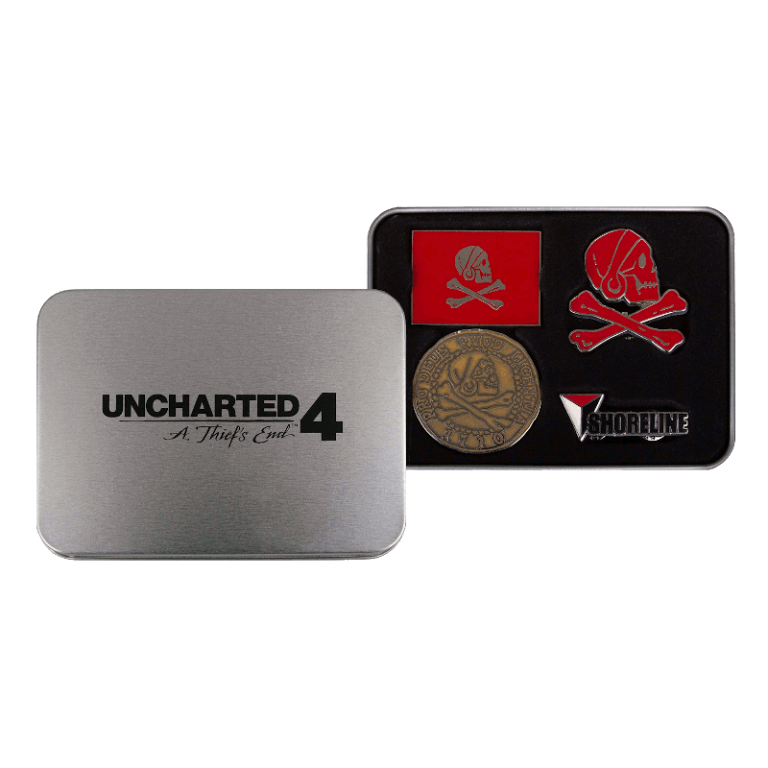 Набор значков Uncharted (4 шт.)