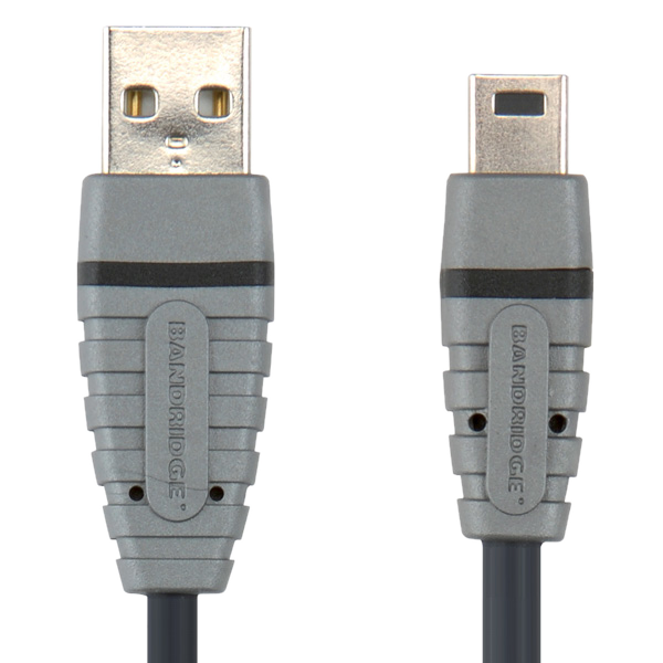 Кабель USB, Mini USB Bandridge BCL4405 (4.5 м.)