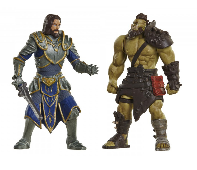 Набор фигурок Warcraft - Lothar & Horde Warrior (7 см)