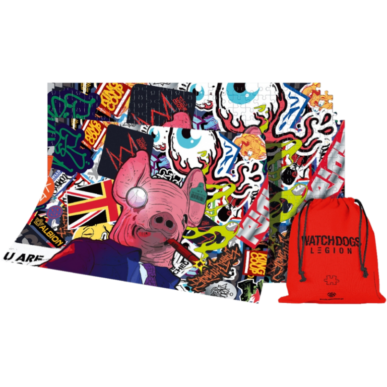 Пазл Watch Dogs Legion Pig Mask (1000 элементов)