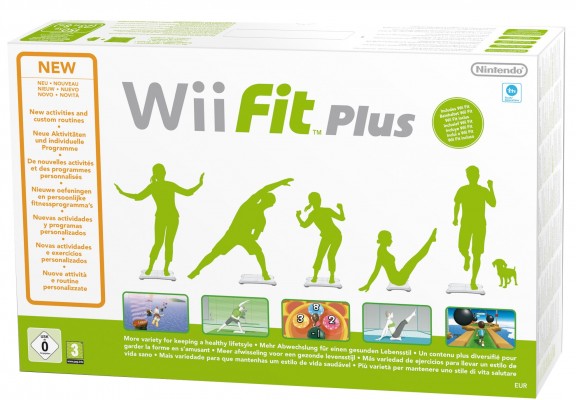 Nintendo Wii Balance Board (белая) + игра Wii Fit Plus