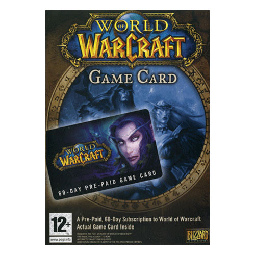 World of Warcraft Pre-Paid Game Card for English vers.(60 Days)