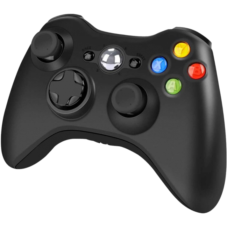 Беспроводной геймпад для Xbox 360, чёрный (NSF-00003)
