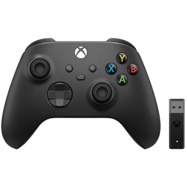 Xbox Wireless Controller – Carbon Black + PC адаптер